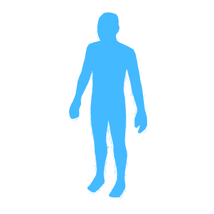 Blue Outline Aura