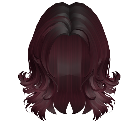 Cherry Layered Wolf Cut