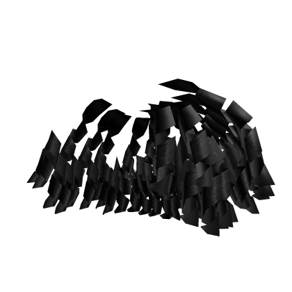 Curly Fro Short Extensions [Black] Roblox item
