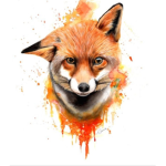 fox loving fluffs!