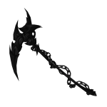 Black Sinister Back Scythe