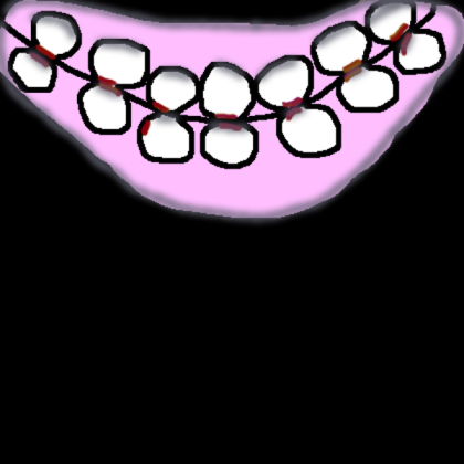 Cartoon cat smile Roblox decal