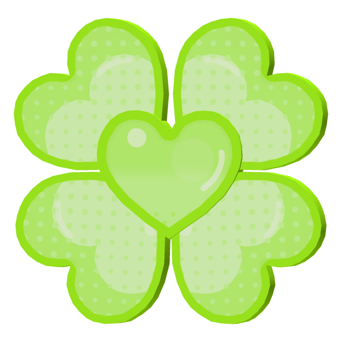 🍀WOWZIES! Kawaii Tweencore Clover Hairclip 