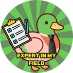 EXPERT IN MY FIELD