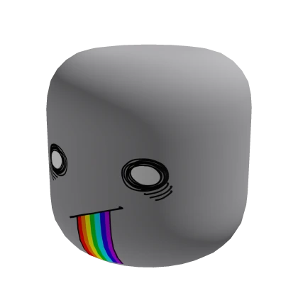 Rainbow Barf Scene Emo Face - Roblox