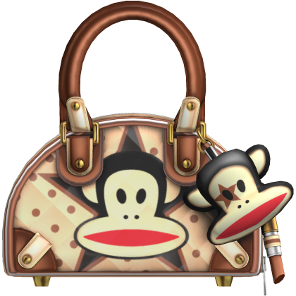 Cute Y2K Harajuku Luxury Monkey Bag Beige Brown Roblox item
