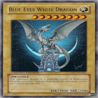 Yu-Gi-Oh Blue-Eyes White Dragon Roblox decal