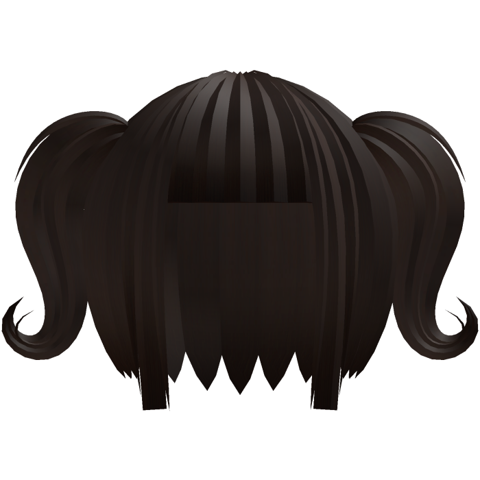 ☕⭑ Spectral Gothic Pigtails || Coffee Brown