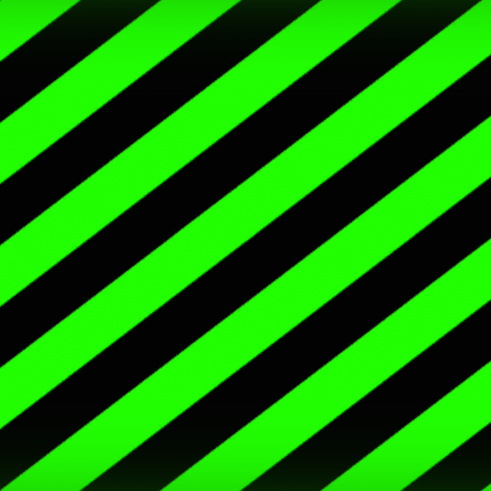Green Caution Tape Stripes