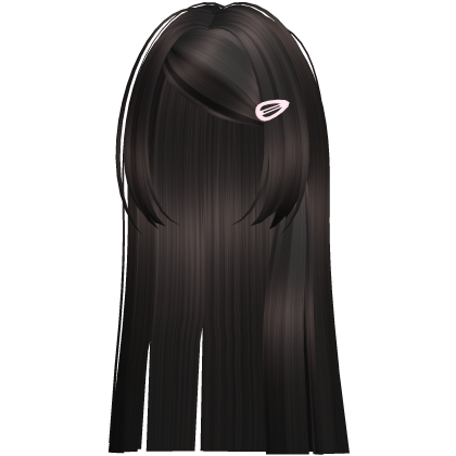 🤍 long protagonist swept scene hair dark brown