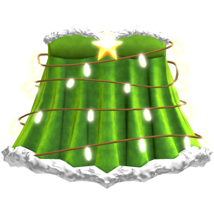 3.0 Emissive Christmas tree Dress - Evergreen MM2