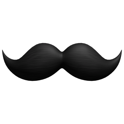 Black Small Mustache Cute Nerdy Fancy Moustache