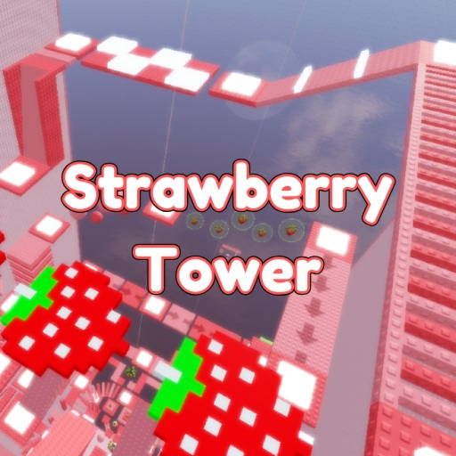 Strawberry Stage Tower🍓  official Roblox game thumbnail