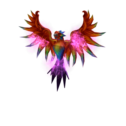 Neon Rainbow Phoenix
