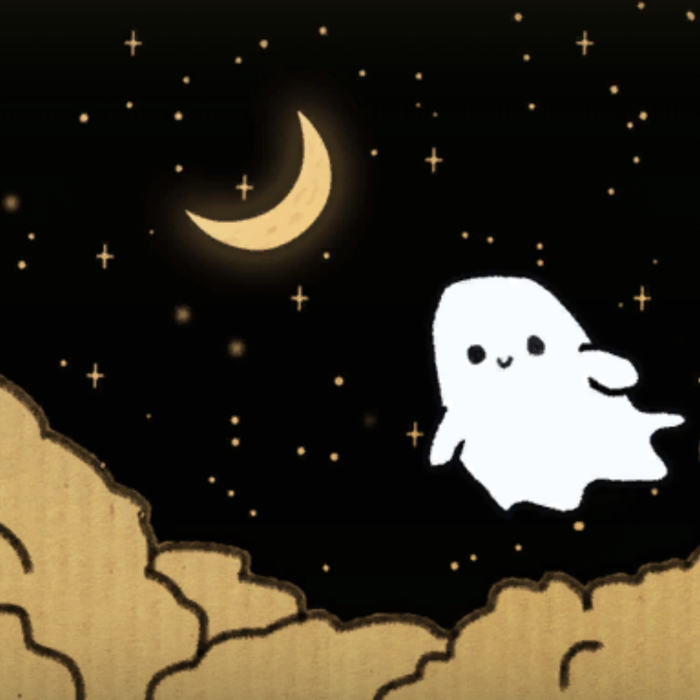 Cute Halloween Ghost Night
