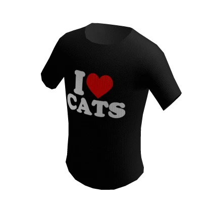 I Love Cats Shirt Roblox Item Rolimon s