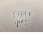 Cool gangster!
