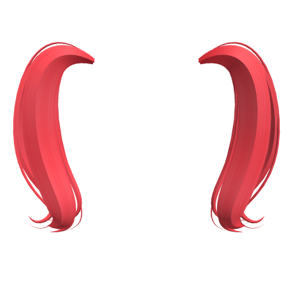Light Red Pigtails Hair Roblox item