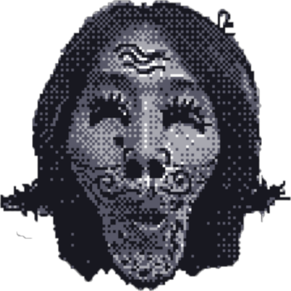 scary face Roblox decal