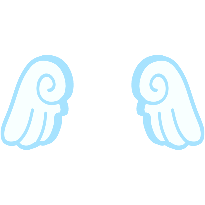 ♡ blue wings
