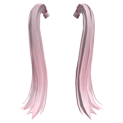 Pink Long Pigtail Hair Extensions Roblox Item Rolimon s