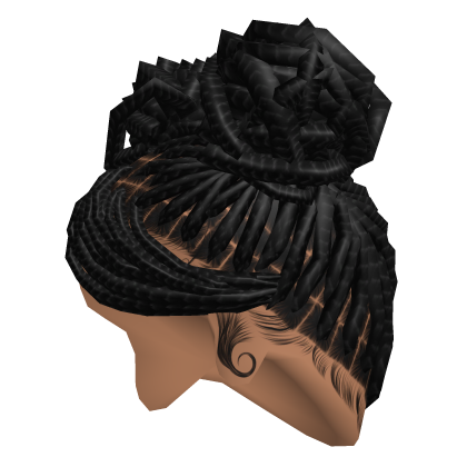 Double Bun Box Braids [Black] Roblox item