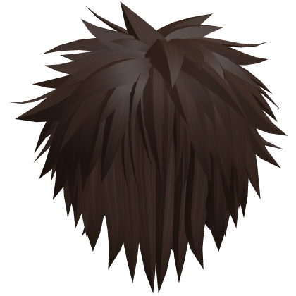 Brown Spiky Messy Scene Emo Hair 29. 