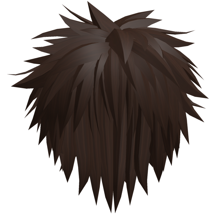 Brown Spiky Messy Scene Emo Hair 29. 