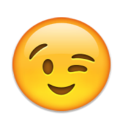 ios_emoji_winking_face Roblox decal
