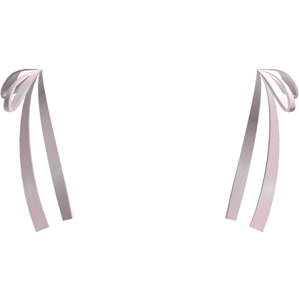 cute pigtail ribbon bows in pink