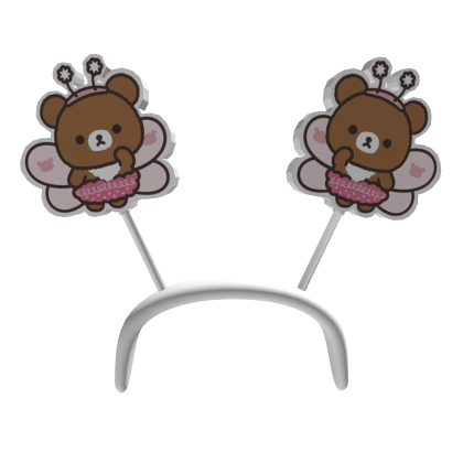 cute brown bear diwali sparkler headband add on