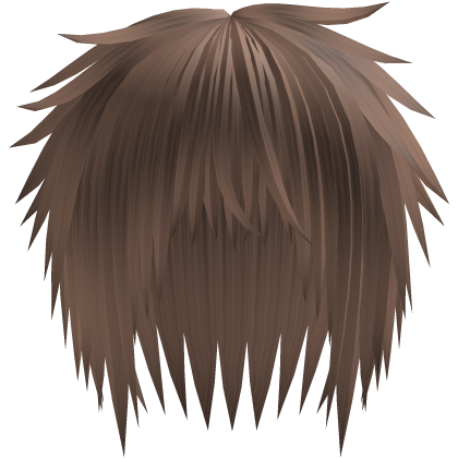 messy vkei emo boy hair in light brown Roblox item
