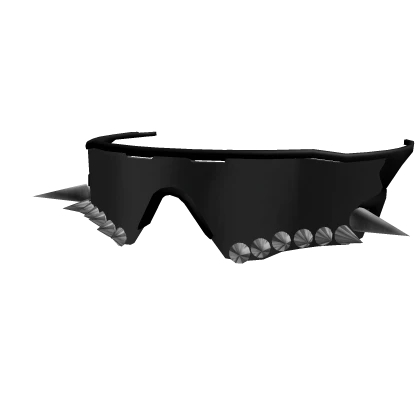 Black Spikey Y2K Conflict Shades Roblox item thumbnail