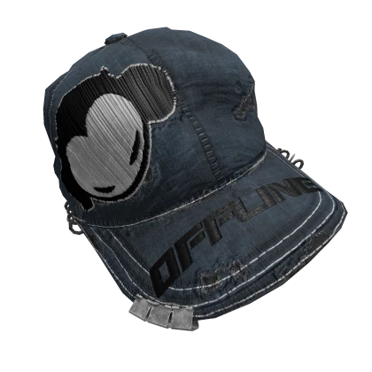 Blue Grunge Punk Emo Baseball Cap Hat Thrifted | Roblox Item - Rolimon's