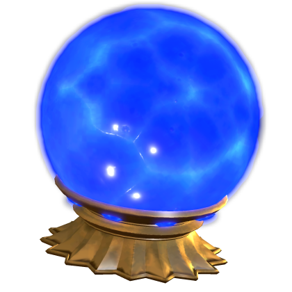 Glowing Witch Crystal Ball - Celestial Blue MM2