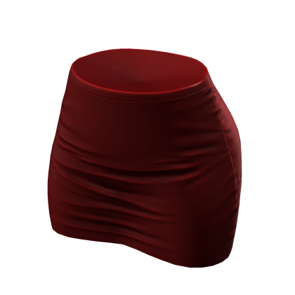 Skirt Red Tight High Waisted Mini Chibi Chic Y2K thumbnail