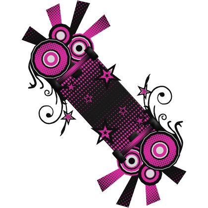 Pink Frutiger Metro Skateboard Roblox item