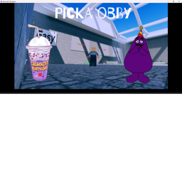 (Grimace Update) Picka Obby
