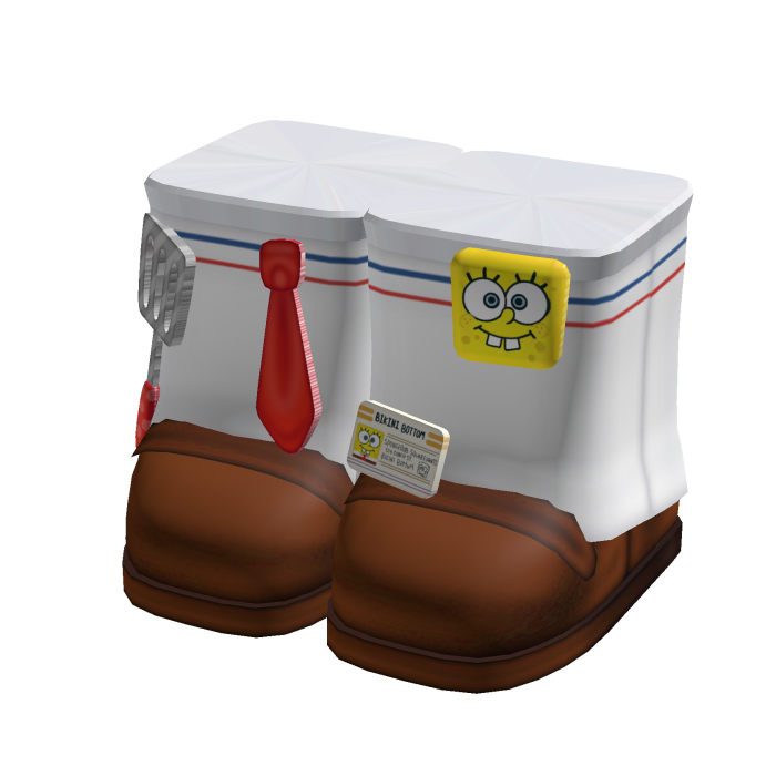 Spondgebob shoes in brown w accessories