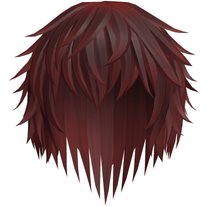 Red Vkei Emo Scene Hair