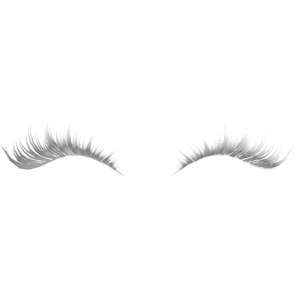 Wispy Doll Lashes White Roblox item