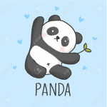 Panda bamboo garden