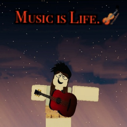 Music is Life. Roblox decal