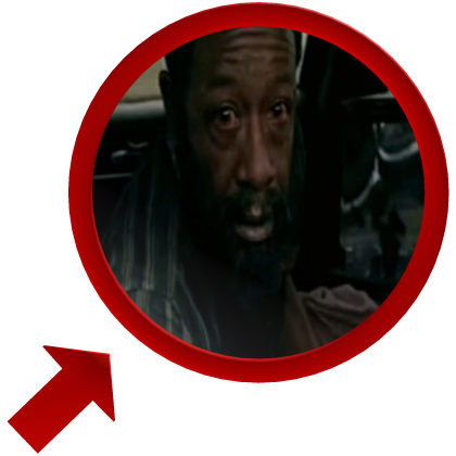 Morgan Scared Red Circle