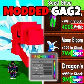 Grow A Garden 2 Modded F2F x9999999 