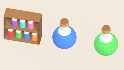 Stylized Potion Pack x35 Flask Cauldron Alchemy preview 8