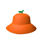 Cute Orange Bucket Hat