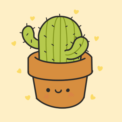 Cute Cartoon Cactus Roblox decal