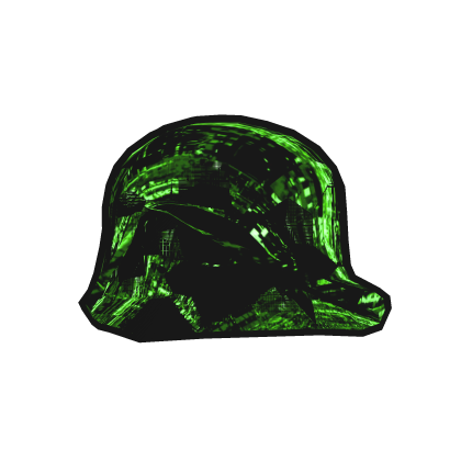 [ANIMATED] Green Glitch Shaggy Hair