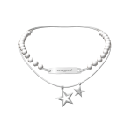 Star Layered Bead Necklace